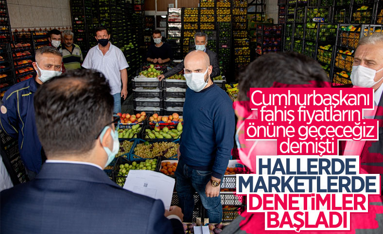 Market ve hallerde denetimler başladı