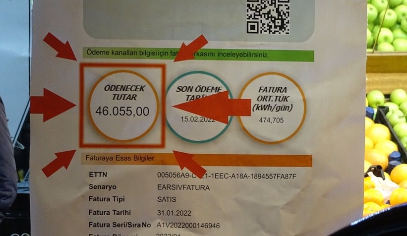 Markete 46 bin lira elektrik faturası şoku