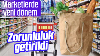 Marketlerde yeni dönem; Artık zorunlu