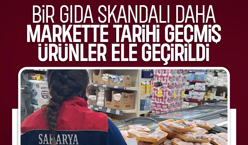 Markette skandal; Tarihi geçmiş ürünler ele geçirildi