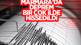 Marmara'da deprem
