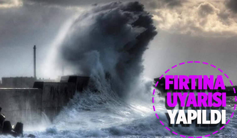Marmara'da fırtına bekleniyor