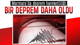 Marmara da peş peşe depremler