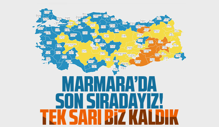 Marmara'da son sıradayız