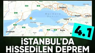 Marmara Denizi'nde 4.1 büyüklüğünde deprem