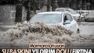 Marmara için kuvvetli yağış uyarısı