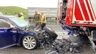 Marmara Otoyolunda kaza: 2’si itfaiye eri 7 yaralı