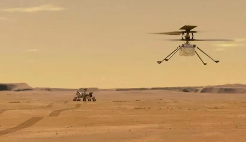 Mars helikopteriyle olan iletişim koptu