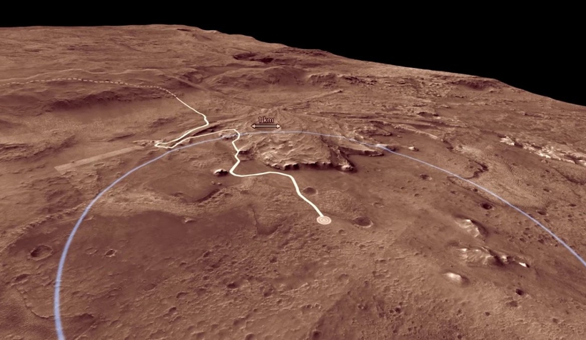 Mars'ın Jezero Krateri'ndeki kayalar volkanik kökenli çıktı