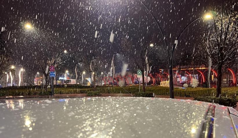 Mart ayında Bolu’da lapa lapa kar yağdı