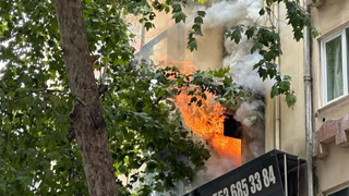 Masaj salonunda yangın