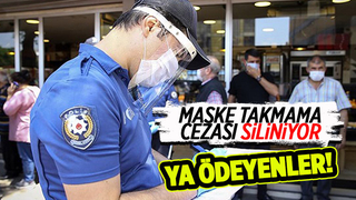 Maske takmama cezaları siliniyor