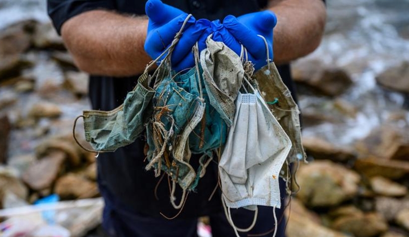 Maske ve eldivenleri çevreye atmayın