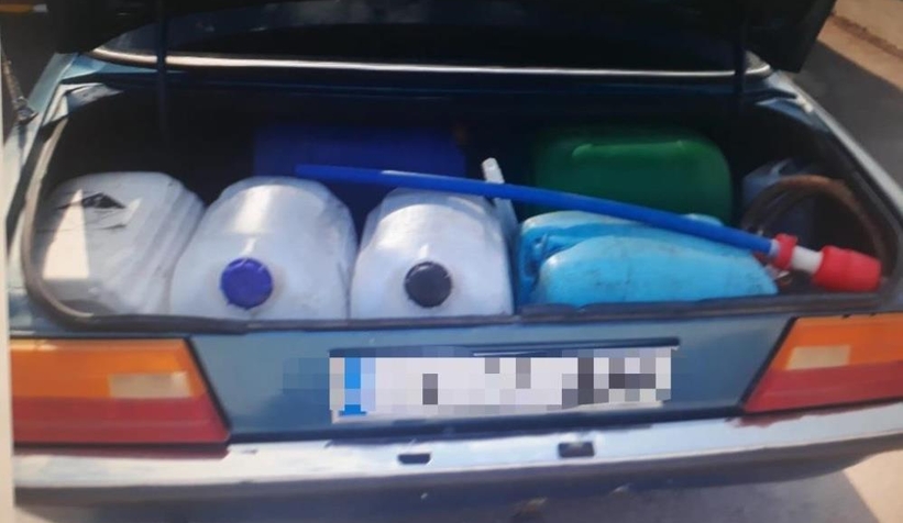 Mazot hırsızı yakalandı