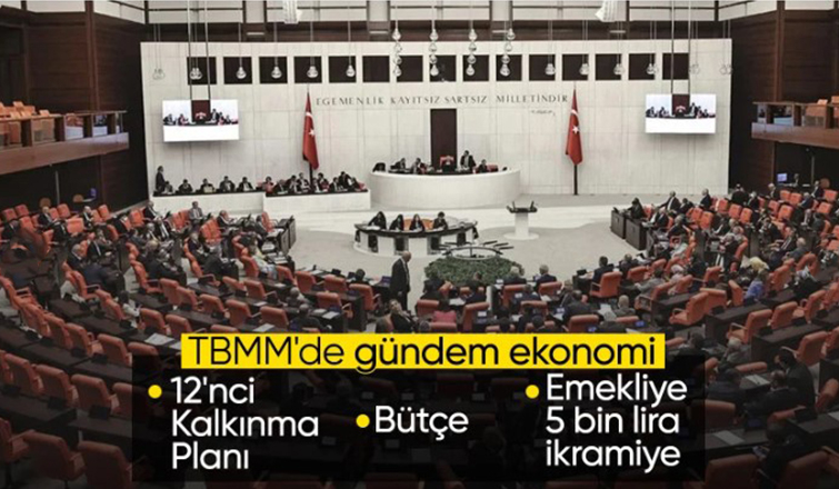 Meclis'te gündem ekonomi: 5 yıllık yol haritası görüşülecek