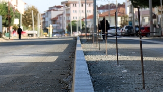 Mehmet Akif Ersoy Caddesi asfalta hazırlanıyor