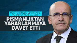 Mehmet Şimşek, beyanname vermeyen mükellefleri pişmanlıktan yararlanmaya davet etti