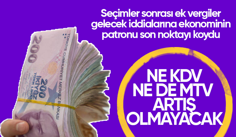 Mehmet Şimşek: KDV, kurumlar ve gelir vergisi oranlarında genel bir artış olmayacak