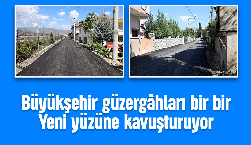 Mekece Mahallesi’nde yollar tablo gibi işleniyor