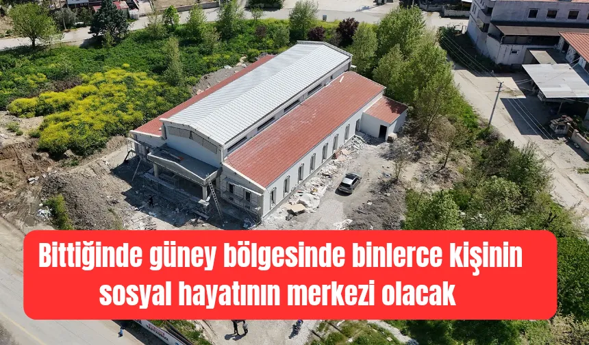 Mekece Sosyal Tesisleri gün sayıyor