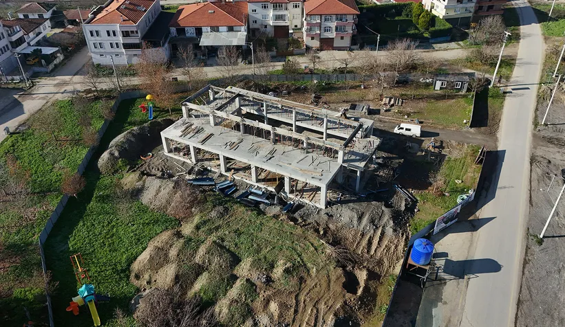 Mekece Sosyal Tesisleri yükseliyor: yüzde 50 seviyesine ulaştı