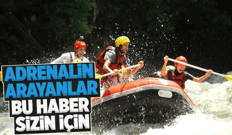 Melen Çayı'nda rafting sezonu başladı