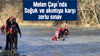 Melen Çayı'nda zorlu tatbikat