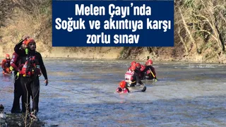 Melen Çayı'nda zorlu tatbikat