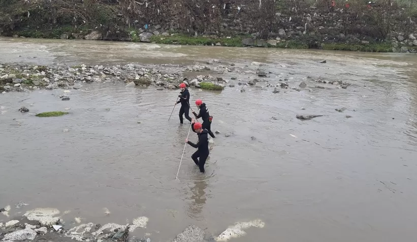 Melen Çayında tatbikat