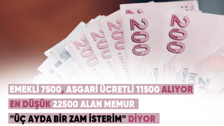 Memur 3 ayda bir zam isterim diyor