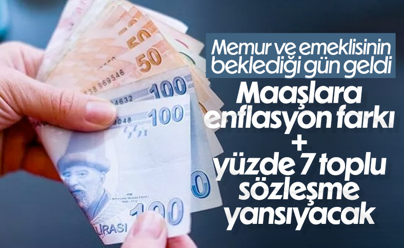 Memur ve emeklilerin beklediği enflasyon verileri bugün açıklanacak