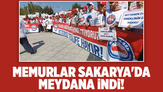 Memurlardan zam teklifine karşı eylem