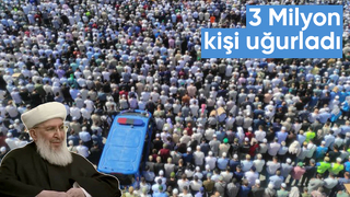 Menzil, Şeyh Seyyid Abdulbaki El-Hüseyni'yi uğurlamaya gelenlerle doldu