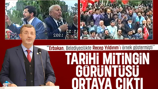 Merhum Erbakan'ın Recep Yıldırım'ı örnek belediye başkanı gösterdiği görüntü ortaya çıktı