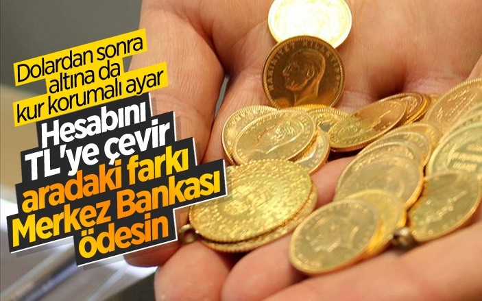 Merkez Bankası, altın hesabını TL'ye çevirene destek verecek