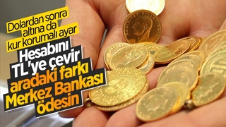 Merkez Bankası, altın hesabını TL'ye çevirene destek verecek