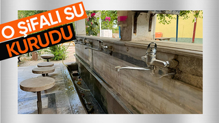 Meşhur şifalı su kurudu