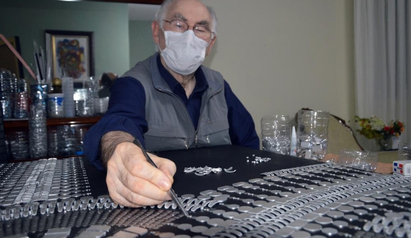 Metal atıkları sanat eserine dönüştürüyor