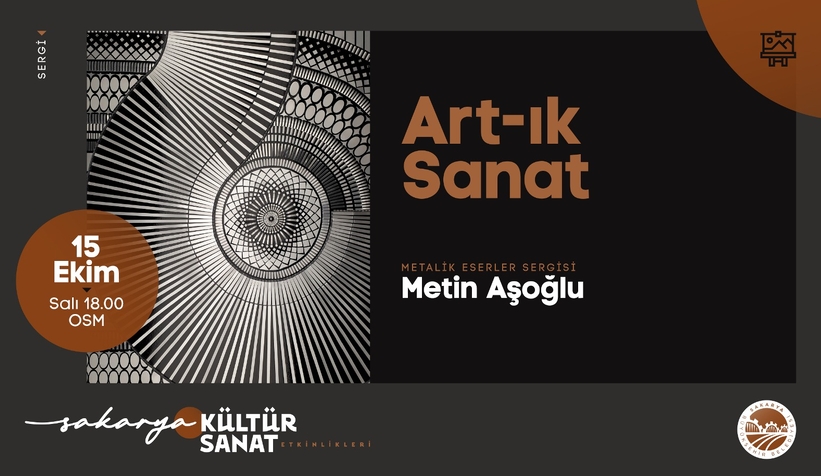 Metalik eserler sergisi Art-ık Sanat OSM’de açılıyor