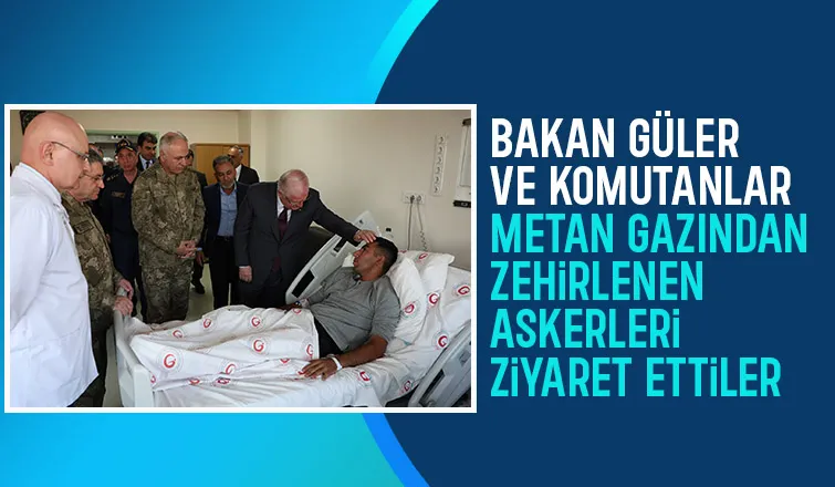 Metan gazından zehirlenen askerlerin tedavileri sürüyor