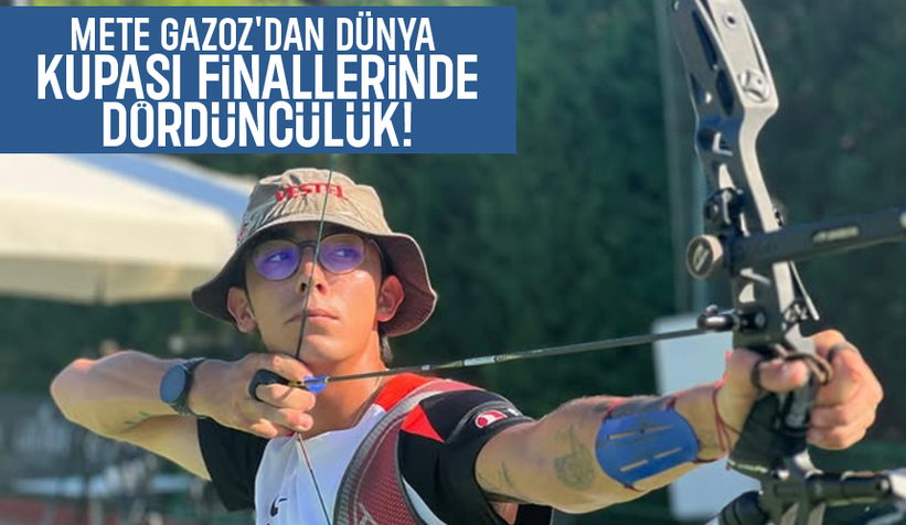 Mete Gazoz'dan dördüncülük