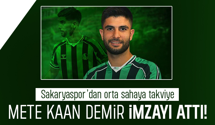Mete Kaan Demir Sakaryaspor’da