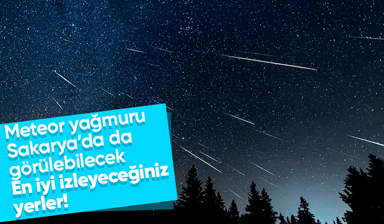 Meteor yağmuru Sakarya'dan da görülecek
