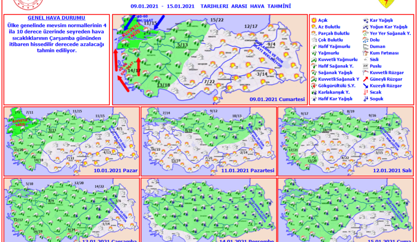 Meteoroloji gün verdi, kuvvetli yağış geliyor