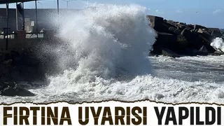 Meteorolojiden fırtına uyarısı