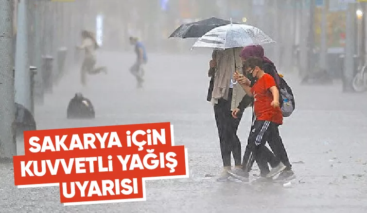 Meteorolojiden kuvvetli yağış uyarısı