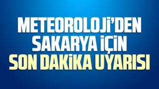 Meteorolojiden son dakika uyarısı