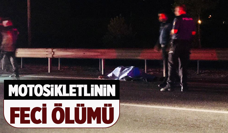 Metrelerce sürüklenen motosikletli öldü