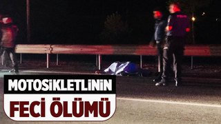 Metrelerce sürüklenen motosikletli öldü