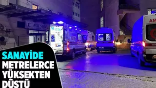  Metrelerce yükseklikten düşen genç yaralandı